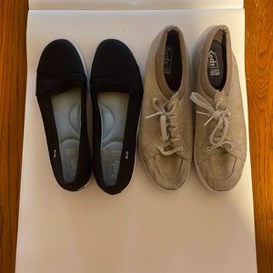 2 pairs of Keds shoes